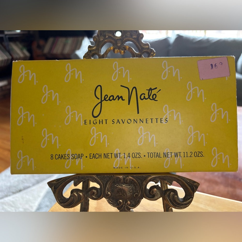 Jean Nate Soap Savonnette 8 Vintage Soap Cakes Old New Stock Brand New In Box